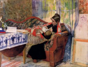 Anyai gondolatok alkotó: Carl Larsson